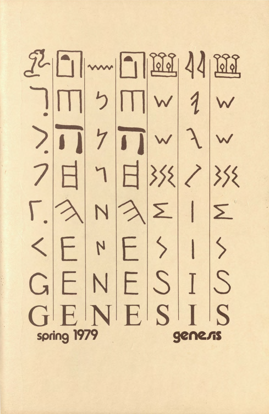 genesis spring 1979 cover